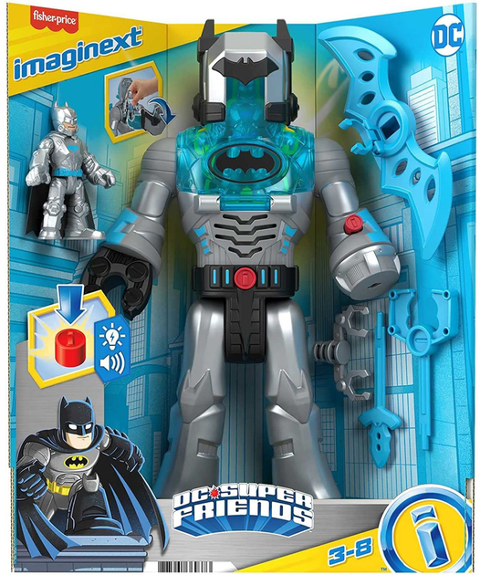 Zestaw figurek Fisher-Price Imaginext DC Super Friends Batman Toys (0194735130061) - obraz 1