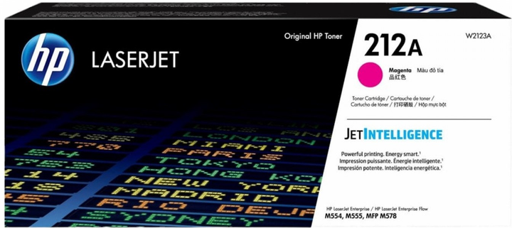 Toner HP 212A W2123A Magenta (194441428889) - obraz 1