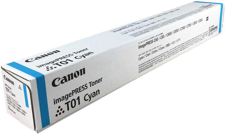 Тонер-картридж Canon T01 IPC800/700 Cyan (4960999989815) - зображення 2