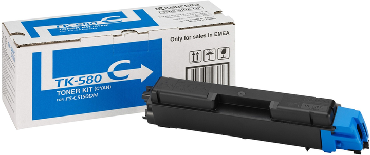 Toner Kyocera TK-580C Cyan (632983017371) - obraz 1