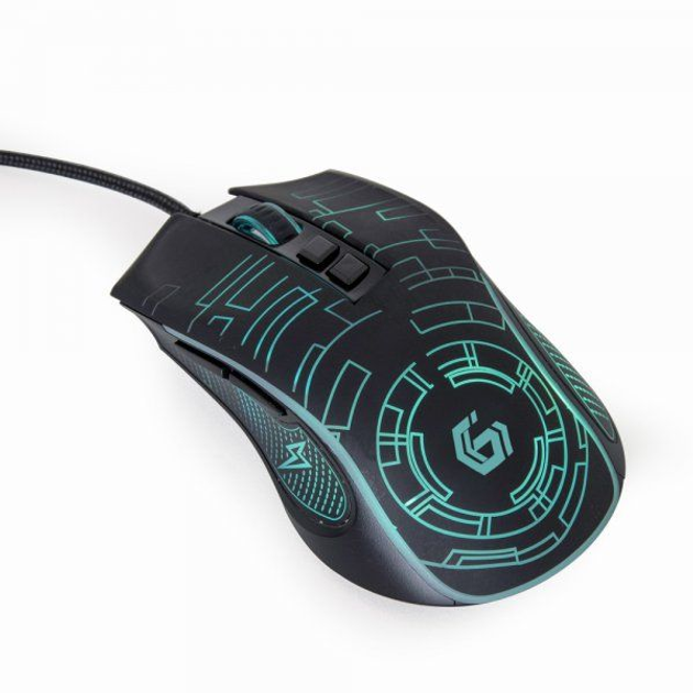 Оптична ігрова миша, usb інтерфейс, пiдсвiчування Gembird musg-rgb-01 - изображение 2