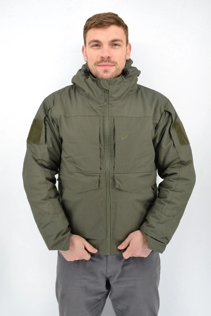 Зимова тактична куртка Eagle з підкладкою Omni-Heat та силіконовим утеплювачем Olive Green L - зображення 2