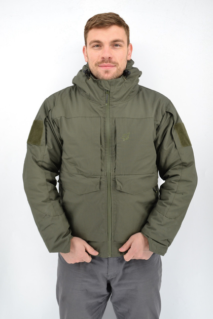 Зимняя тактическая куртка Eagle с подкладкой Omni-Heat и силиконовым утеплителем Olive Green M - изображение 2