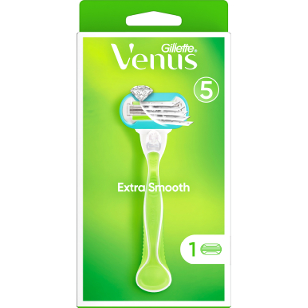 Бритва Gillette Venus Extra Smooth з 1 змінним картриджем (7702018487202) - зображення 1