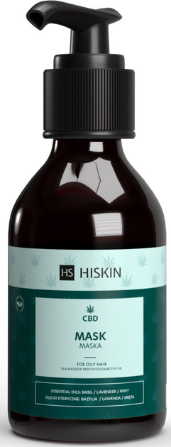 Маска HiSkin CBD Mask для жирного волосся 150 мл (5907775543815) - зображення 1