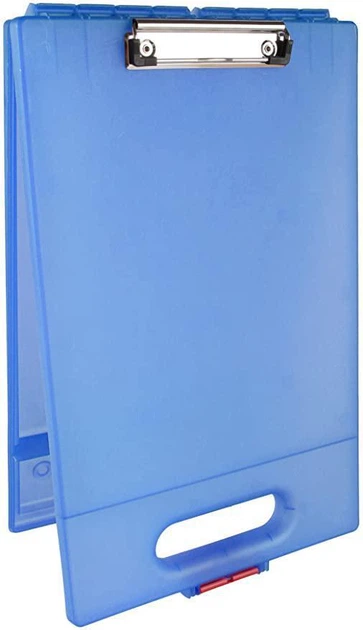 Папка-кейс Dexas Clipcase-1 А4 c ручкой 40x25,5 синий 1717-J2728 (1717-J1LE) - изображение 3