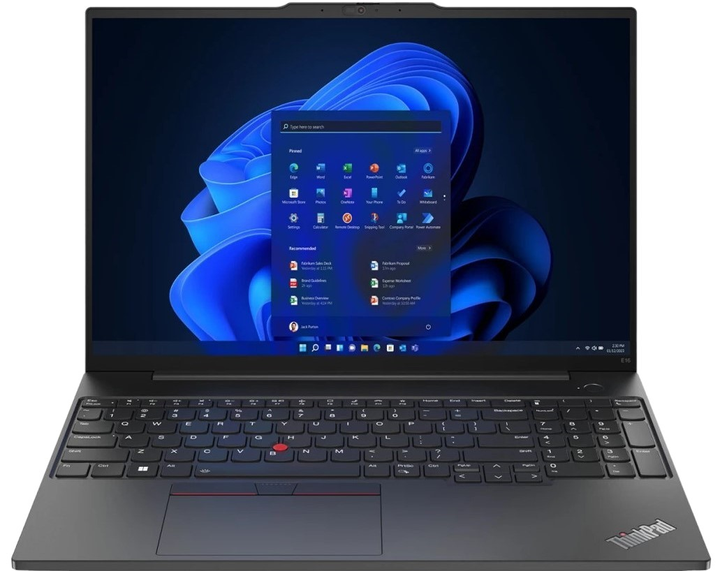 Laptop Lenovo ThinkPad E16 G1 (21JN000EMH) Graphite Black - obraz 1