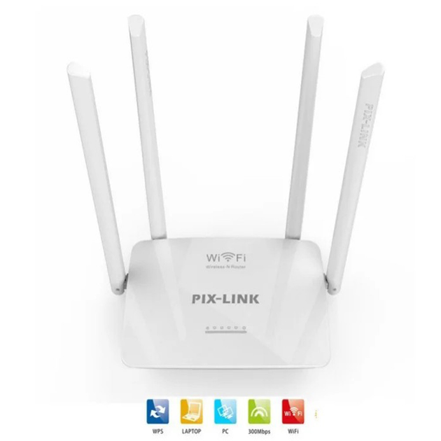 Роутер репитер маршрутизатор PIX-LINK LV-WR08 2,4G 300MBPS настольный ...