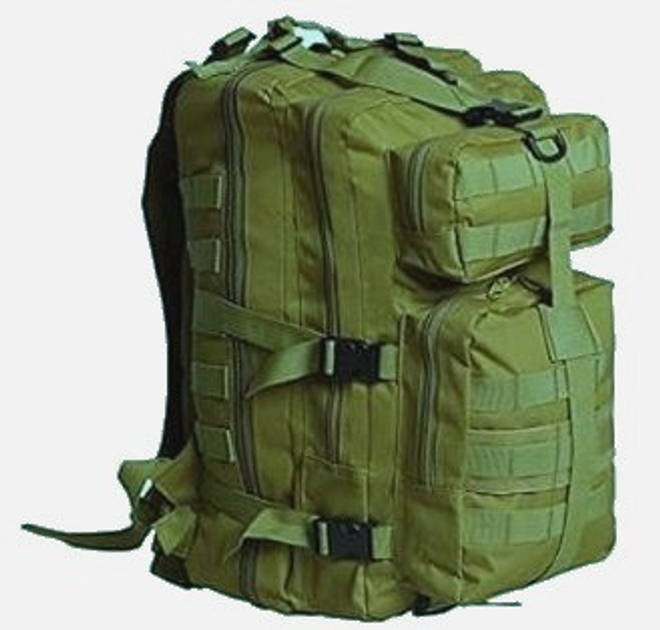 Тактический штурмовой рюкзак 35 L Combat 50х28х25 см (sum0024124) Хаки - изображение 1