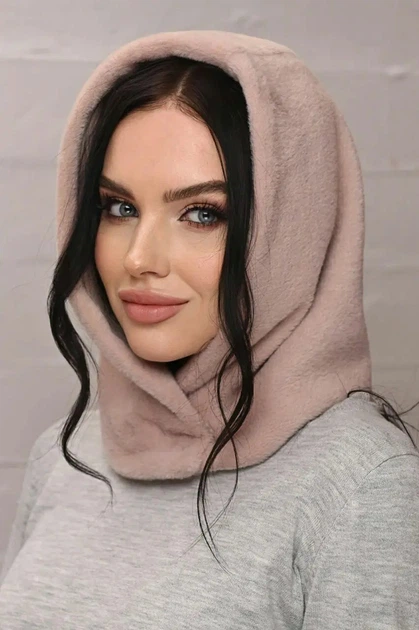 Женский капюшон эко мех Альпака 707 La Visio пудра 55-57р - Фото 1 Женский капюшон эко мех Альпака 707 La Visio пудра 55-57р - изображение 1