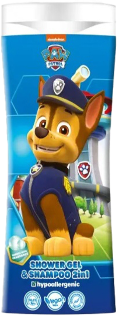 Гель для миття тіла та волосся Air-Val Paw Patrol Chase 2в1 300 мл (5903957301969) - зображення 1