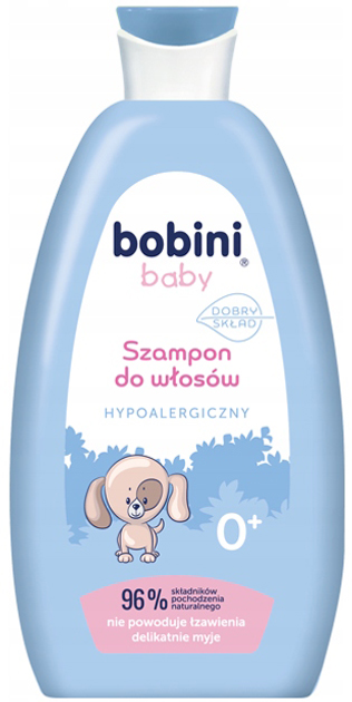 Шампунь для волосся Bobini Baby гіпоалергенний для дітей 300 мл (5900931034110) - зображення 1