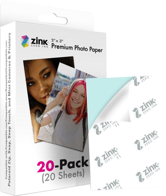 Wkład Polaroid Zink Media 2x3" 20 szt. (117397) (843812154352) - obraz 1