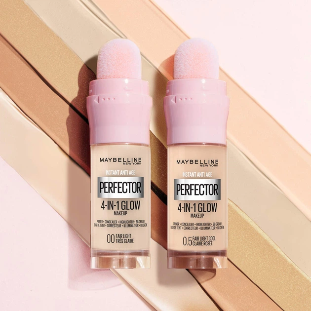 Podkład do twarzy Maybelline New York Instant Perfector 4 w 1 z efektem blasku 00 Fair Light 20 ml (3600531658106) - obraz 7