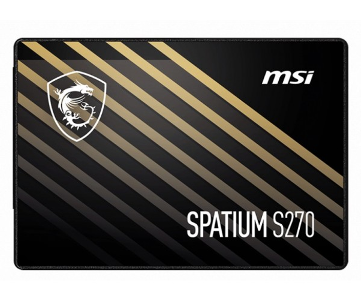 Накопичувач SSD 960GB MSI Spatium S270 2.5" SATAIII 3D TLC (S78-440P130-P83) - изображение 1