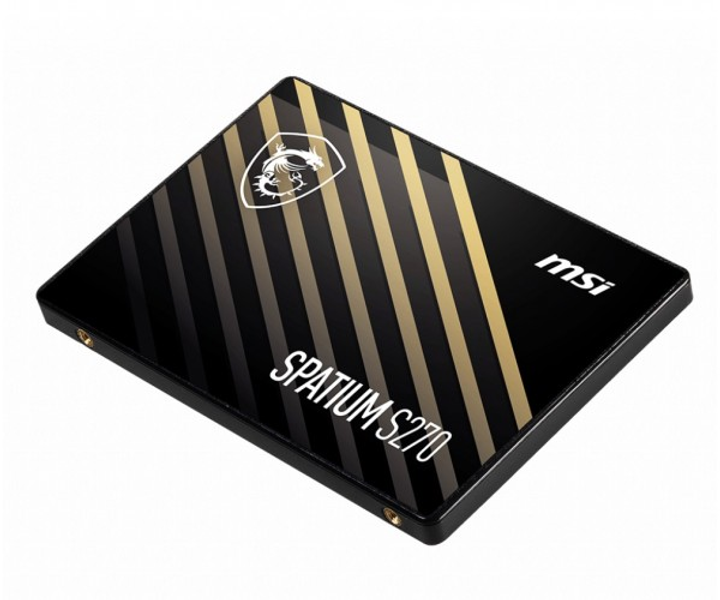 Накопичувач SSD 960GB MSI Spatium S270 2.5" SATAIII 3D TLC (S78-440P130-P83) - изображение 2