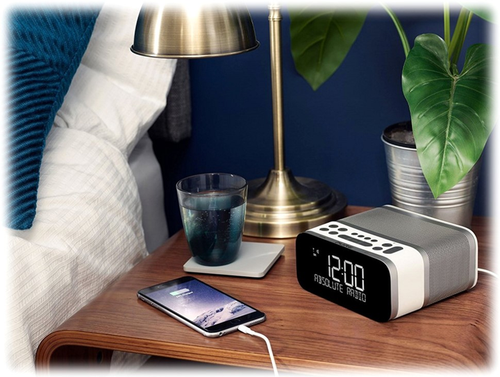 Budzik biurkowy Pure Siesta S6 Biały (151853) (759454518530) - obraz 6