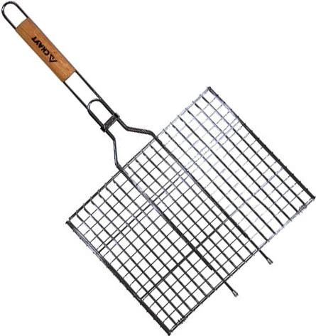 Решетка для барбекю 35х26х2 см; общая с ручкой - 65 см Scout 000269798 ...