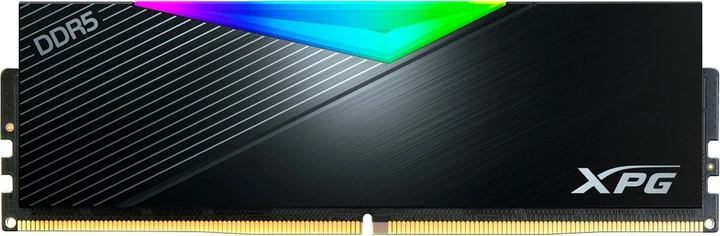 Оперативна пам'ять ADATA DDR5-6000 16384MB PC5-48000 XPG Lancer RGB Black (AX5U6000C3016G-CLARBK) - Фото 1 Оперативна пам'ять ADATA DDR5-6000 16384MB PC5-48000 XPG Lancer RGB Black (AX5U6000C3016G-CLARBK) - зображення 1