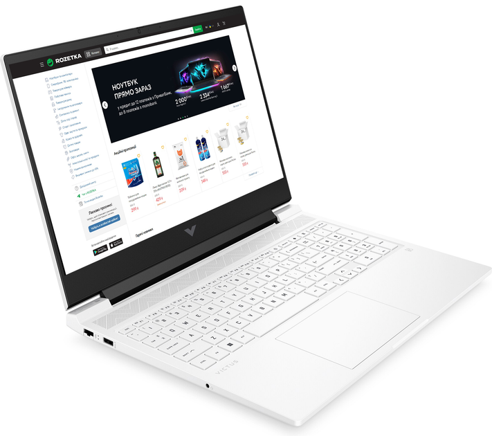 Ноутбук HP Victus Gaming 16-s0016ua (9G904EA) White – фото, отзывы ...