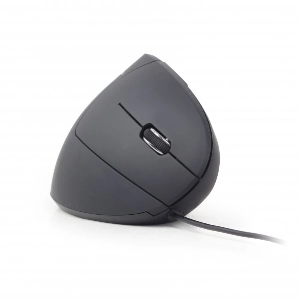 Оптическая мышка Gembird MUS-ERGO-01, USB интерфейс, черный цвет - изображение 2