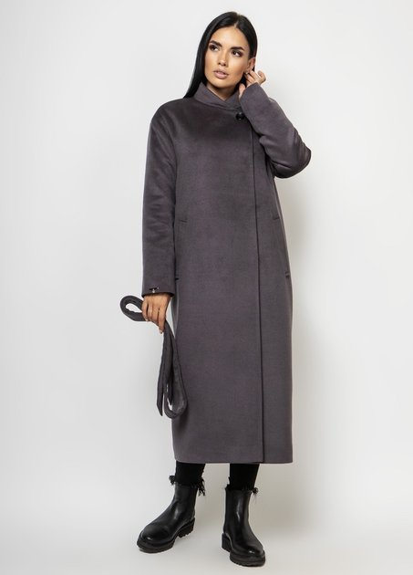 Пальто женское утепленное Аврора Chiuas 52-54 Графит – Брендовая одежда ...