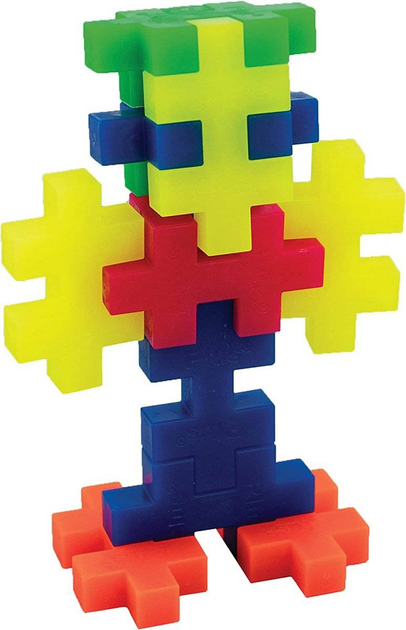 Конструктор Plus-Plus Big Neon Colors 200 деталей (5710409200943) - зображення 3