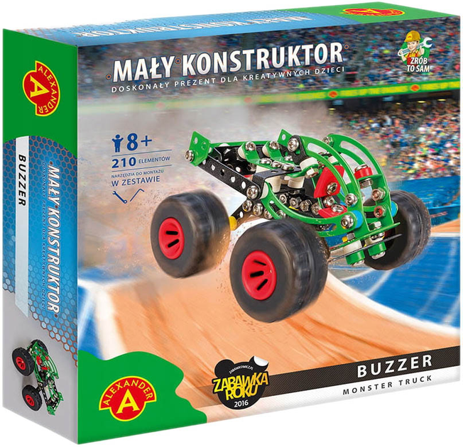 Маленький конструктор Alexander Monster Truck-Buzzer 210 деталей (5906018019186) - зображення 1