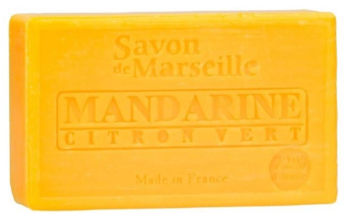 Mydło Le Chatelard Savon de Marseille Mandarynka z Limetką 100 g (3760076651991) - obraz 1