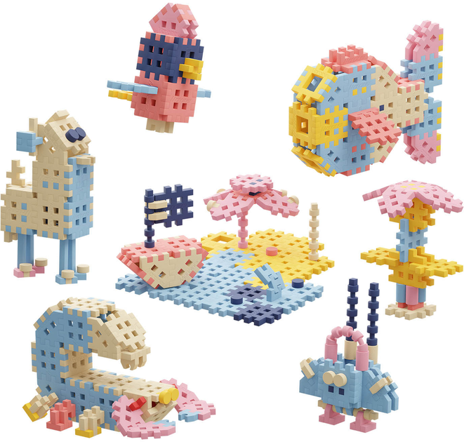 Конструктор Marioinex Mini Waffle Блоки Мандрівник 200 деталей (5903033904282) - зображення 4