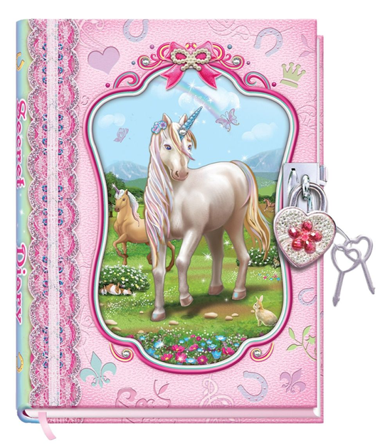 Pamiętnik na kłódkę Pulio Pecoware Unicorns (5907543775332) - obraz 1