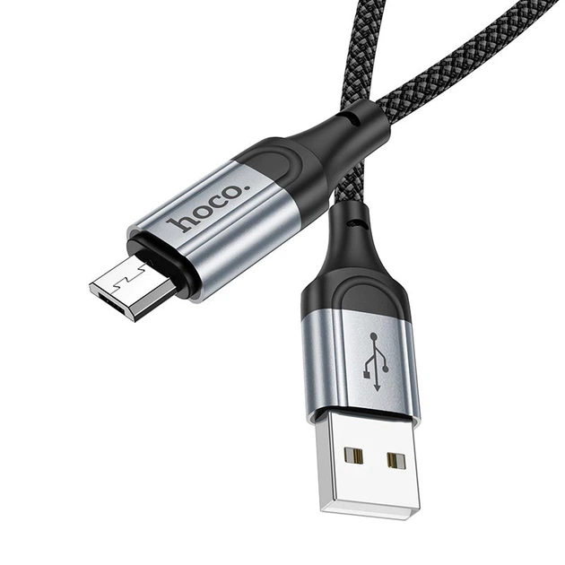 Кабель Micro USB HOCO X102 для зарядки 2.4A 1м черный - изображение 5
