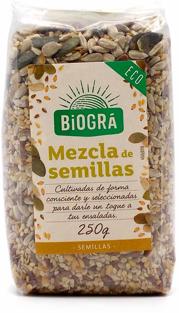 Mieszanka nasion Biogra 250 g (8426904176726) - obraz 1