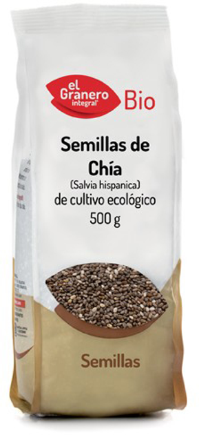 Nasiona chia El Granero Chia Seeds Bio 500 g (8422584019391) - obraz 1