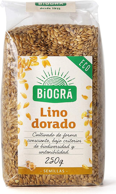 Семена золотого льна Biogrа Bio 250 г (8426904170205) – купить в ...