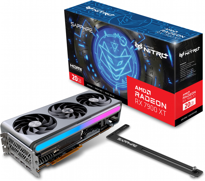 Відеокарта Sapphire PCI-Ex Radeon RX 7900 XT Nitro+ 20GB GDDR6 (320bit) (2220/20000) (2 x HDMI, 2 x DisplayPort) (11323-01-40G) - зображення 7