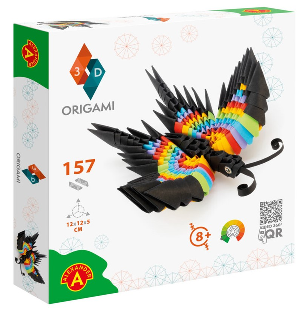 Набір для творчості Alexander Origami 3D Метелик (5906018023459) - зображення 1