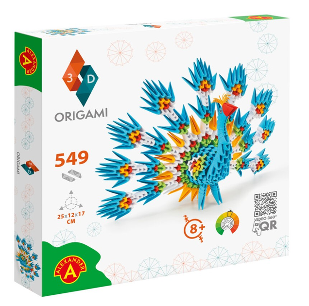 Zestaw kreatywny Alexander Origami 3D Paw (5906018025552) - obraz 1