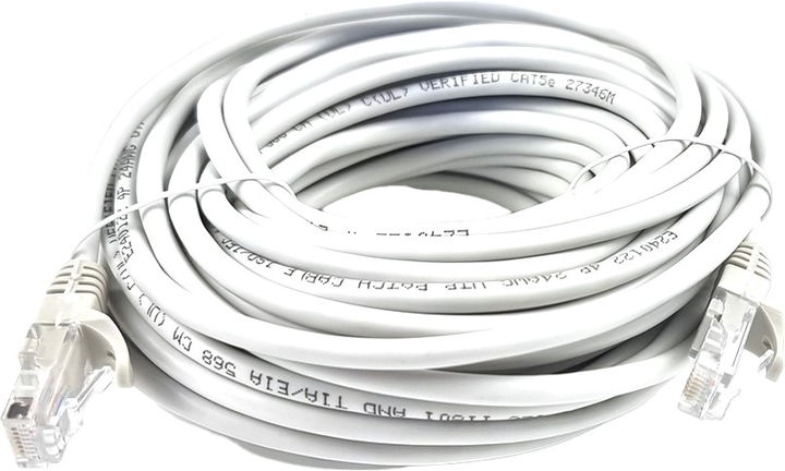 Patchcord Digitus UTP Cat 5e 20 m White (4016032318576) - obraz 1