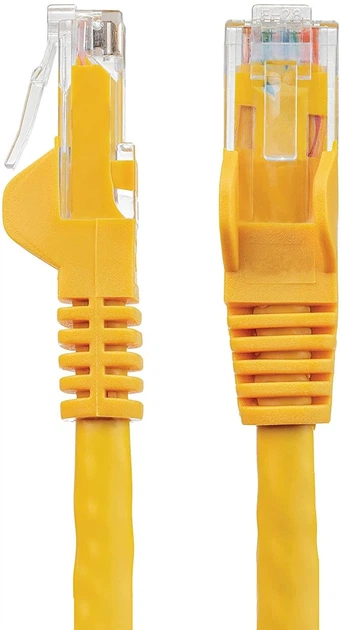 Patchcord Intellinet Cat 6 UTP 1 m Yellow (766623342346) - obraz 2