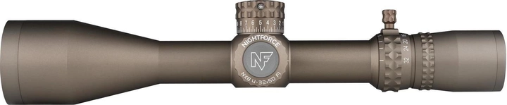 Приціл Nightforce NX8 4-32x50 F1 ZeroS. Сітка Mil-XT з підсвіткою. Dark Earth - зображення 2