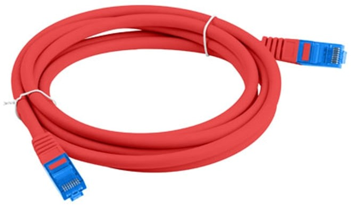 Patchcord Lanberg S/FTP Cat 6a 2 m Red (5901969424867) - obraz 1