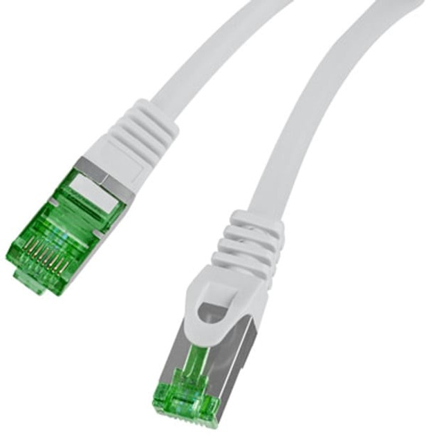 Patchcord Lanberg S/FTP Cat 7 3 m Grey (5901969434217) - obraz 2