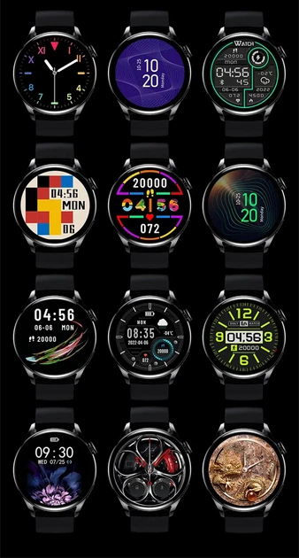 Смарт-часы Pk Gt3 Pro Smart Watch, Full Touch Amoled с защитой IP67, спортивные режимы, Черный - изображение 4
