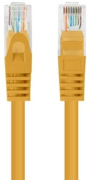 Патч-корд Lanberg UTP Cat 5e 0.25 м Orange (5901969435702) - зображення 2