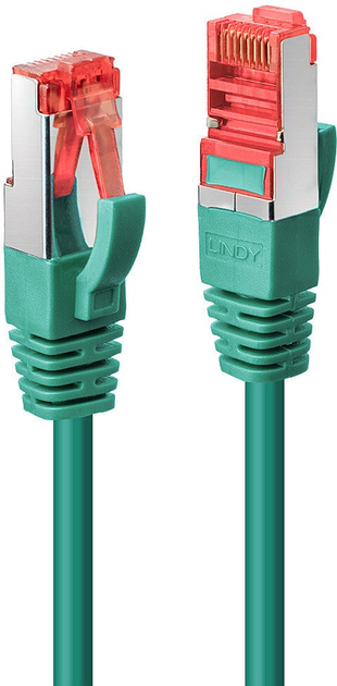 Patchcord Lindy Cat 6 S/FTP 1 m Green (4002888477475) - obraz 1