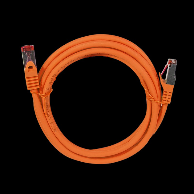 Патч-корд LogiLink Cat 6 S/FTP 2 м Orange (4052792021608) - зображення 2