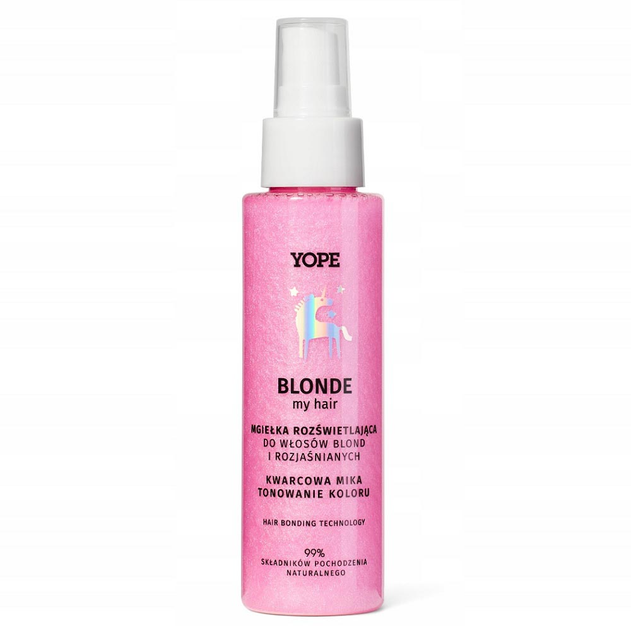 Mgiełka rozświetlająca do włosów Yope Blonde my Hair kwarc 100 ml (5903760207007) - obraz 1