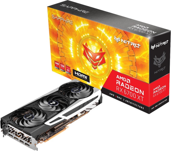 Karta graficzna Sapphire PCI-Ex Radeon RX 6700 XT Nitro+ 12GB GDDR6 (192bit) (2548/16000) (HDMI, 3 x DisplayPort) (11306-08-20G) - obraz 7