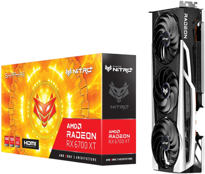 Karta graficzna Sapphire PCI-Ex Radeon RX 6700 XT Nitro+ 12GB GDDR6 (192bit) (2548/16000) (HDMI, 3 x DisplayPort) (11306-08-20G) - obraz 9